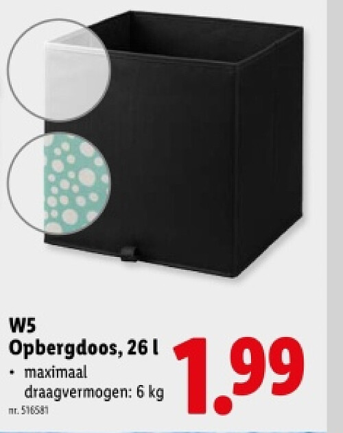 Opbergdoos, 26 l