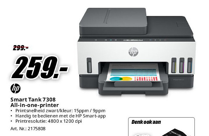 Hp Smart Tank 7308 All-in-one-printer