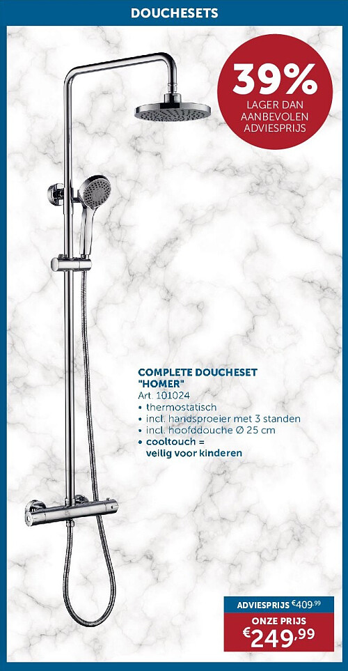 COMPLETE DOUCHESET "HOMER"