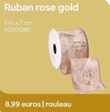 Ruban rose gold
