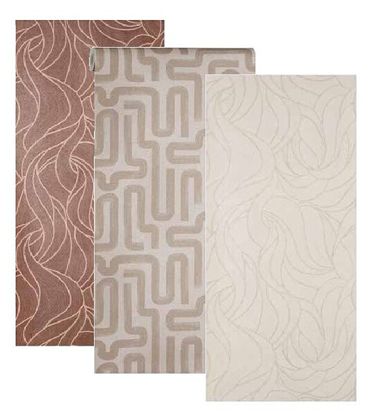 Behang River Terracotta / Julia Bruin / River Off-white