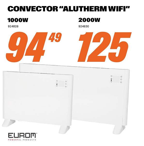 CONVECTOR “ALUTHERM WIFI” 2000W