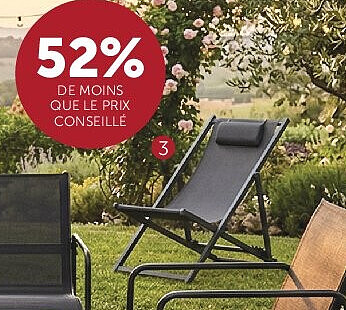 [ 3 ] CHAISE DE PLAGE « DORADA »