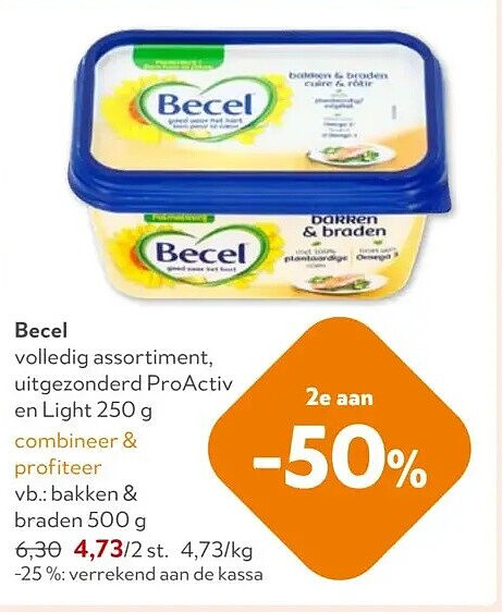 Becel bakken & braden 500 g