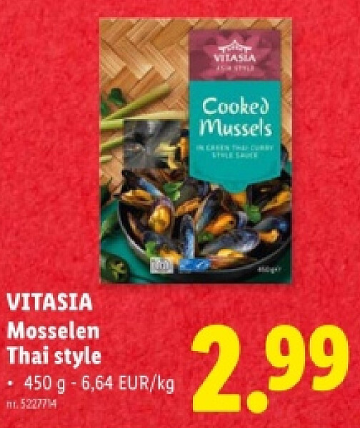 Mosselen Thai style