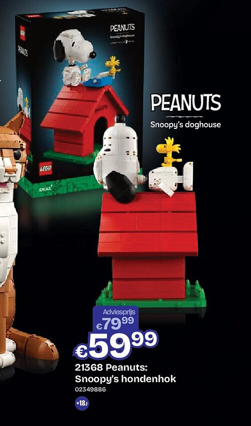 21368 Peanuts: Snoopy’s hondenhok