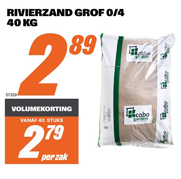 RIVIERZAND GROF 0/4 40 KG