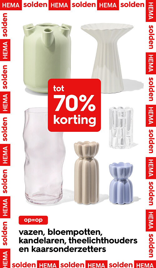 vazen, bloempotten, kandelaren, theelichthouders en kaarsonderzetters
