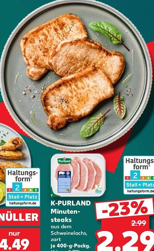 K-PURLAND Minutensteaks