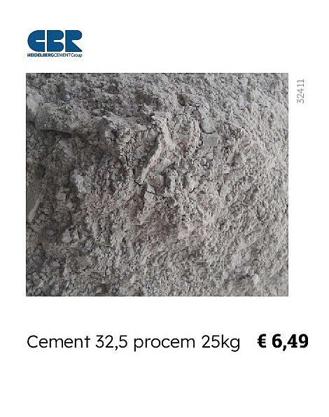 Cement 32,5 procem 25kg