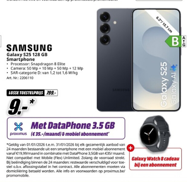 SAMSUNG Galaxy S25 128 GB Smartphone