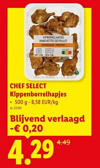 Kippenborrelhapjes