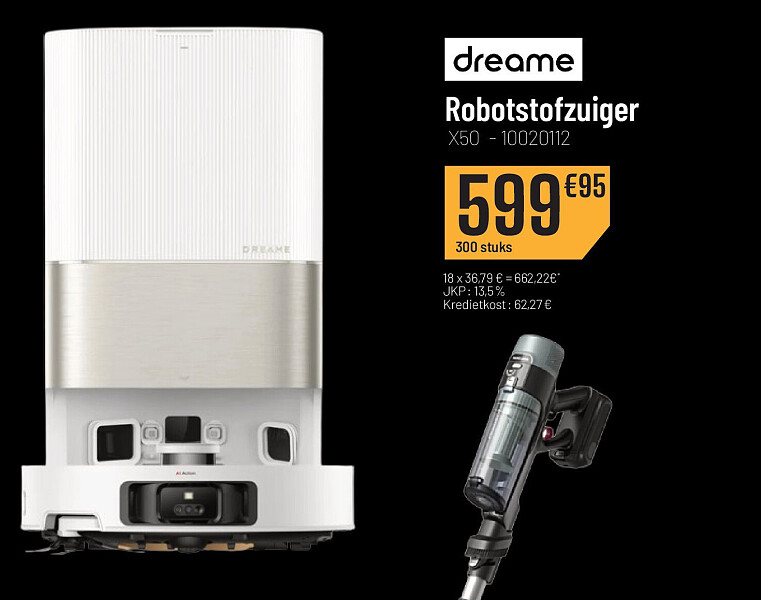 Dreame Robotstofzuiger X50