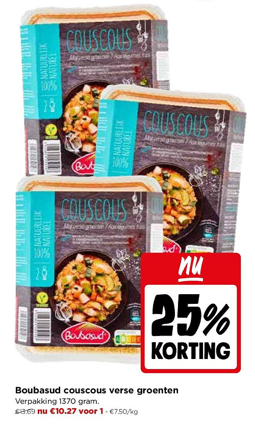 Boubasud couscous verse groenten