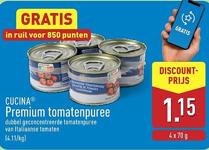 Premium tomatenpuree