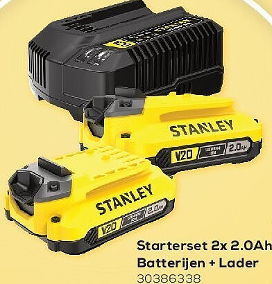 Starterset 2x 2.0Ah Batterij + Lader