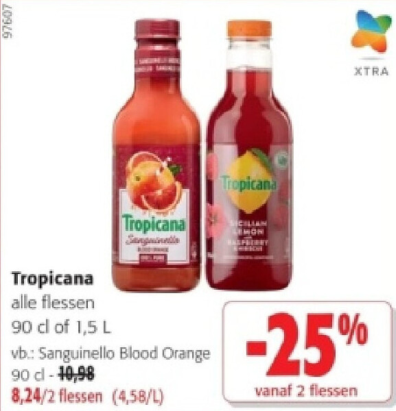 Tropicana alle flessen