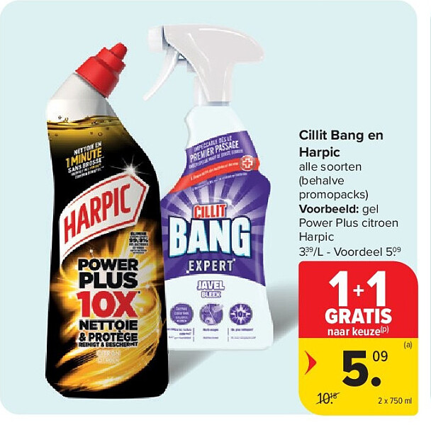 Cillit Bang en Harpic