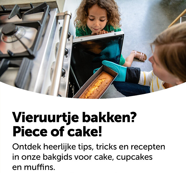 Vieruurtje bakken? Piece of cake!
