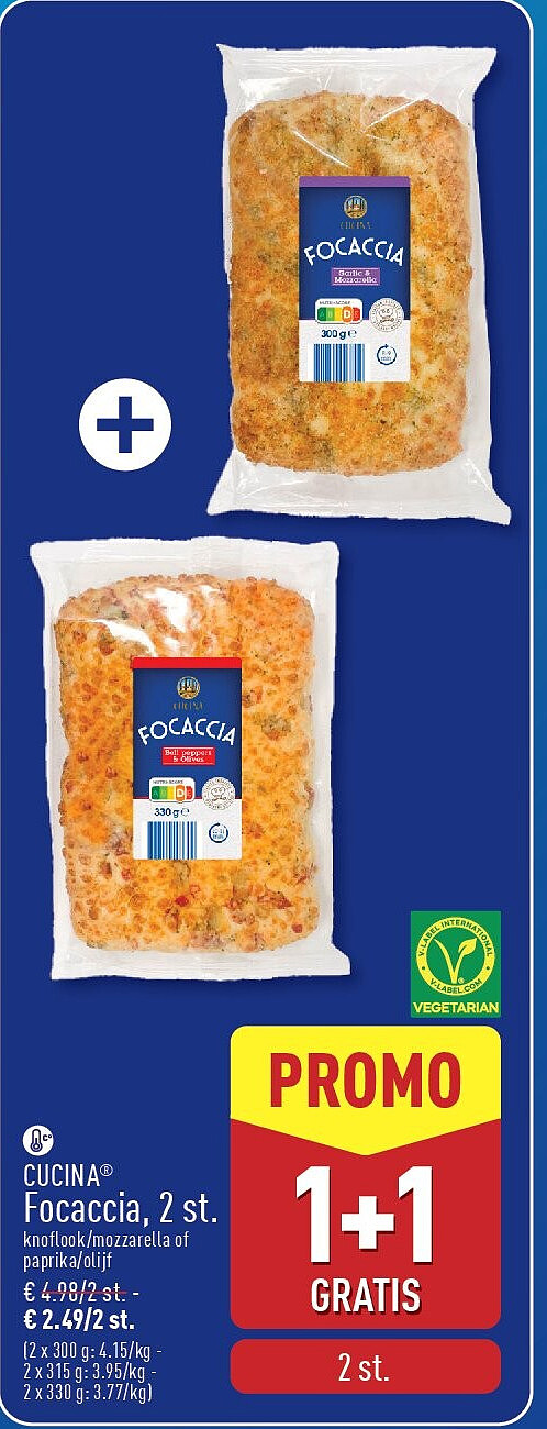 Focaccia, 2st.