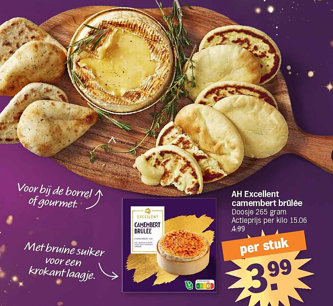 AH Excellent camembert brûlée