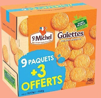 Galettes au beurre St Michel