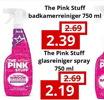 The Pink Stuff glasreiniger spray 750 ml
