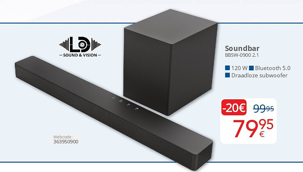 Soundbar BBSW-0900 2.1