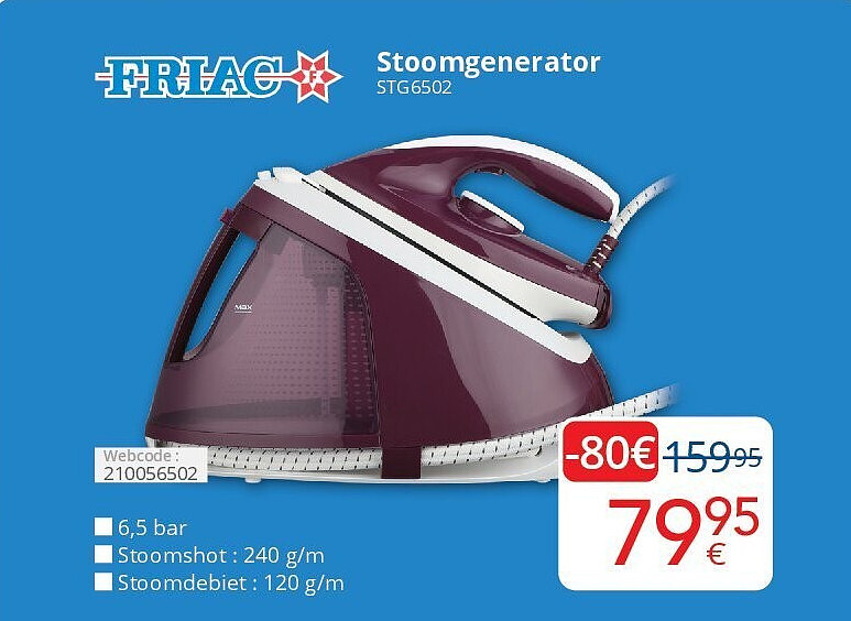 Friac Stoomgenerator STG6502