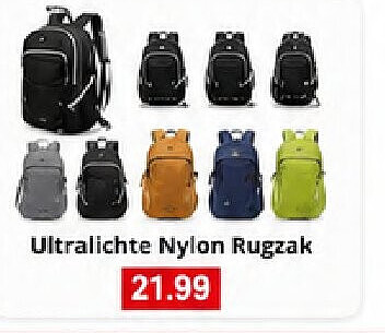 Ultralichte Nylon Rugzak