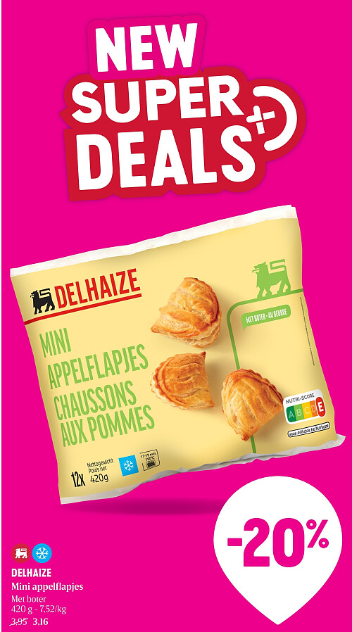 DELHAIZE Mini appelflapjes