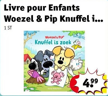 Livre pour Enfants Woezel & Pip Knuffel i...