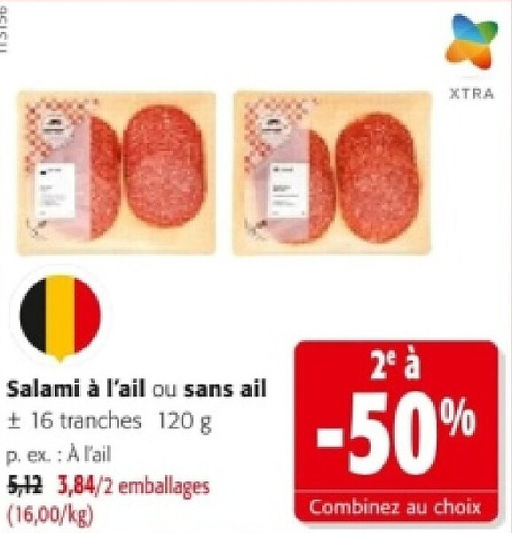 Salami à l'ail ou sans ail