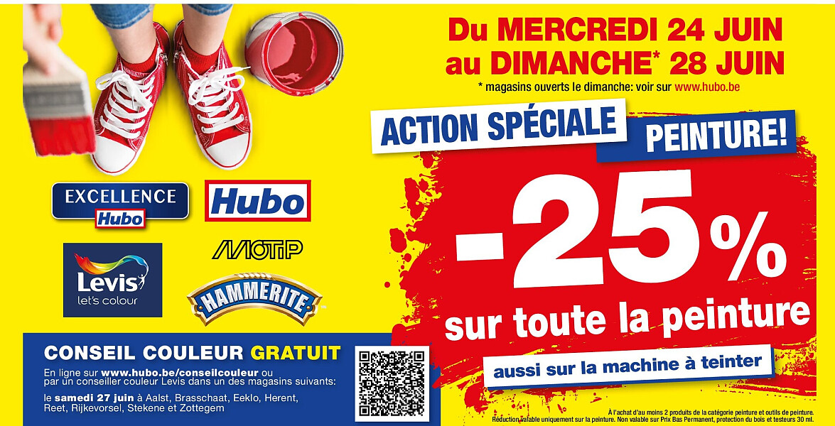 sur toute la peinture