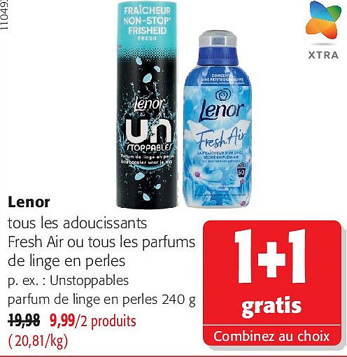 Lenor tous les adoucissants