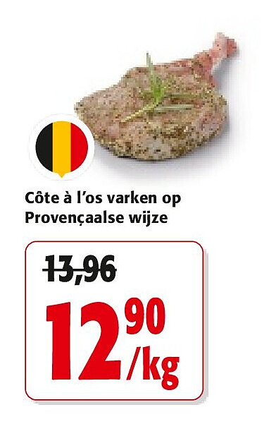 Côte à l’os varken op Provençaalse wijze