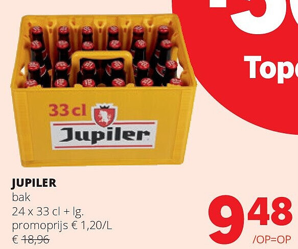 JUPILER bak 24 x 33 cl + lg