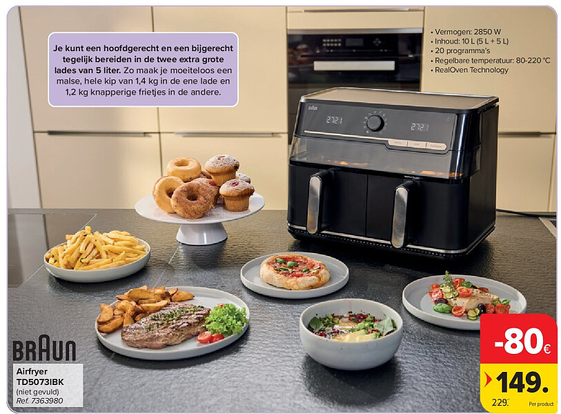 Airfryer TD5073IBK