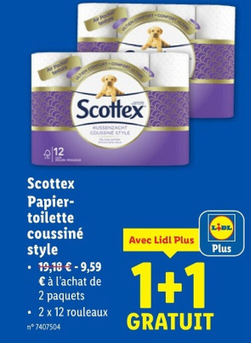 Papiertoilette coussiné style