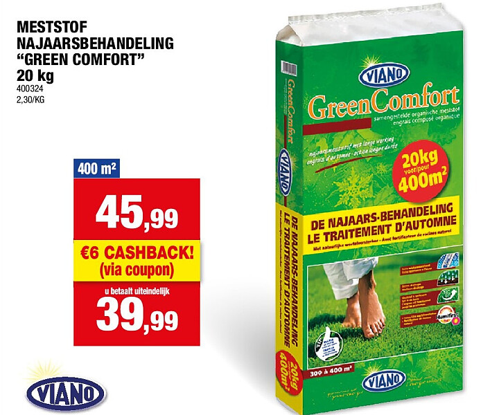 MESTSTOF NAJAARSBEHANDELING “GREEN COMFORT” 20 kg