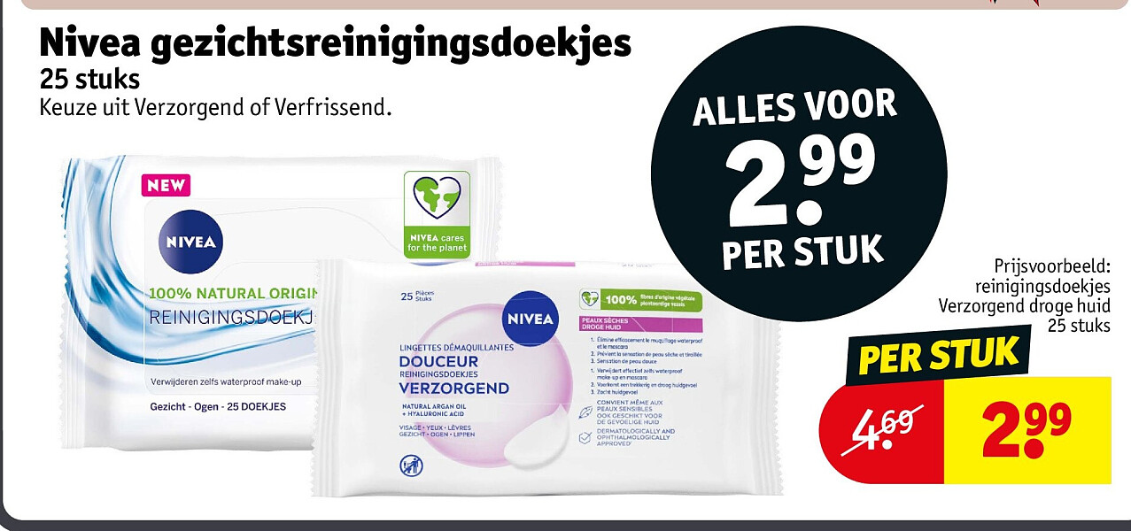 Nivea gezichtsreinigingsdoekjes