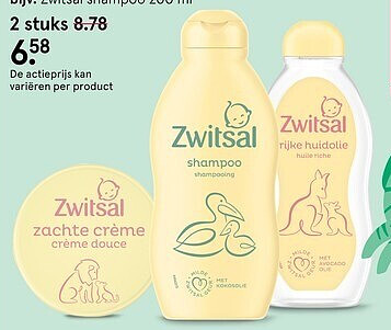 Zwitsal shampoo 200 ml