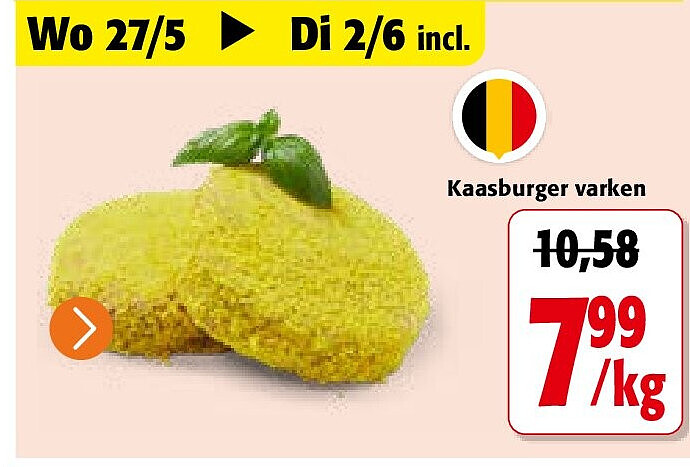 Kaasburger varken
