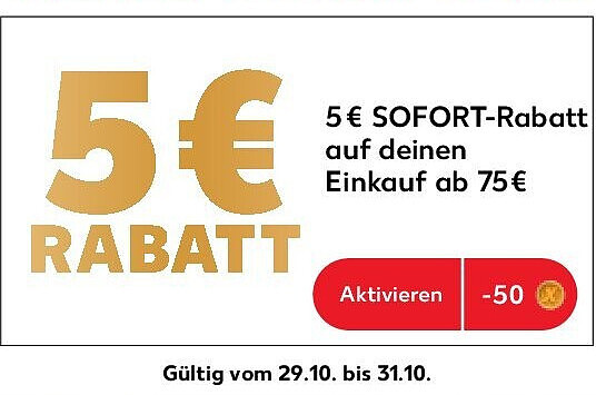 5 € Sofort-Rabatt