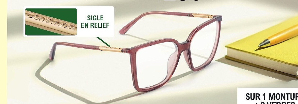 Monture de lunettes Calvin Klein