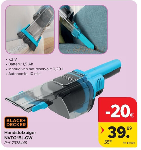 Handstofzuiger NVD215J-QW