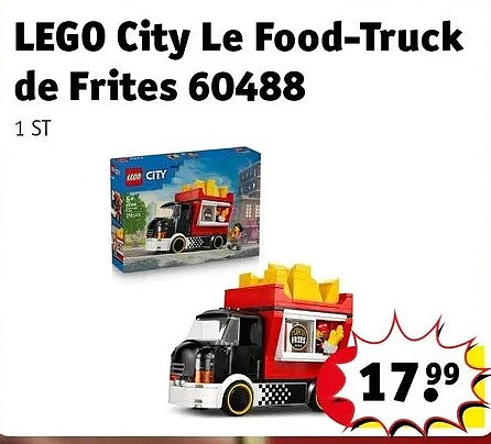 LEGO City Le Food-Truck de Frites 60488