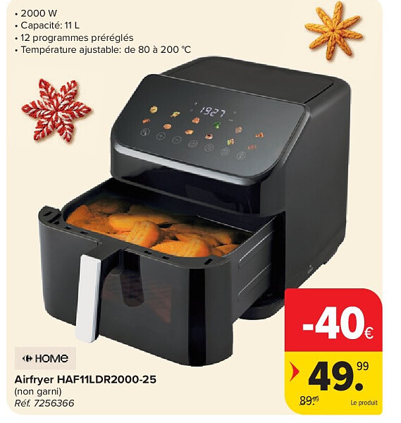 Airfryer HAF11LDR2000-25