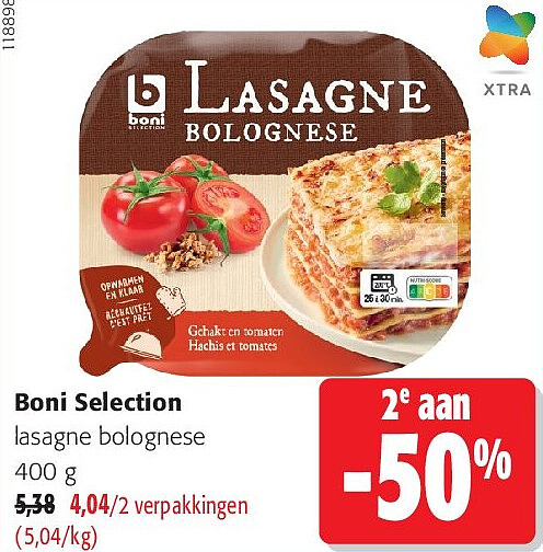 Boni Selection lasagne bolognese 400 g