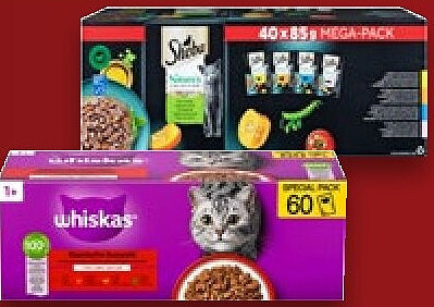 Whiskas oder Sheba Katzenfutter